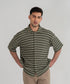 Men's Waffle Striped Shirt